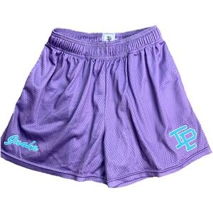 Inaka Power Purple Mesh Athletic Shorts